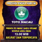 Prediksi Macau 13.00 WIB Senin 25 Maret 2024. Prediksi Macau jitu merupakan salah satu metode/cara untuk mendapatkan bocoran angka hari ini